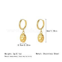 304 Stainless Steel Hoop Dangle Earrings for Women&nbsp;MS6210-2