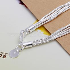Latest Design Brass Heart Charm Bracelets For Women&nbsp;BJEW-BB12475