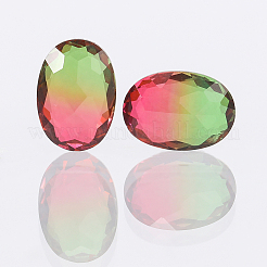 Pointed Back Glass Rhinestone Cabochons&nbsp;RGLA-OC0001-03B