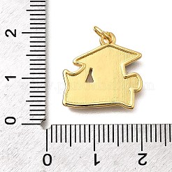 Brass Enamel Pendants&nbsp;KK-Z125-22G