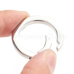 Tarnish Resistant 304 Stainless Steel Spring Gate Rings&nbsp;LS-STAS-I133-14A