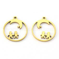 PVD Vacuum Plating 304 Stainless Steel Pendants&nbsp;LS-STAS-N092-79G