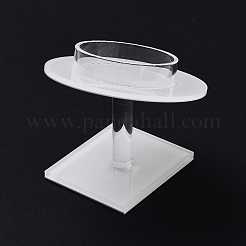 有機ガラスシングルブレスレットディスプレイライザースタンド  透明  7.4x8cm&nbsp;BDIS-Q027-02