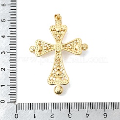Brass Pave ABS Imitation Pearl Pendants&nbsp;KK-H267-38G