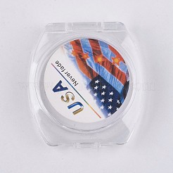 フラット弾性クリスタルストリング  弾性ビーズ糸  ストレッチブレスレット作り用  ブラック  0.4mm  約16.4ヤード（15m）/ロール&nbsp;EW-G010-A04