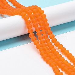 Transparent Glass Beads Strands&nbsp;EGLA-A034-T4mm-MD25