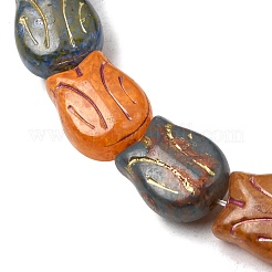 Painted Glass Beads Strands&nbsp;GLAA-Z021-20A