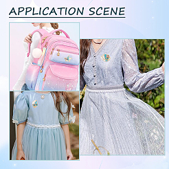 12個3スタイルの手作り装飾アクセサリー  プラスチックビーズのアップリケ  ラインストーン付き  DIY服用  バッグ  靴の装飾  ヒトデと巻き貝と貝殻の形  ミックスカラー  32~45x29~40x7~10mm  4個/スタイル&nbsp;DIY-FG0003-61