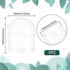 Glass Cloche Dome Covers&nbsp;AJEW-WH0696-225A-02