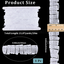 20M Pleated Polyester Ribbon&nbsp;OCOR-CY0002-26B