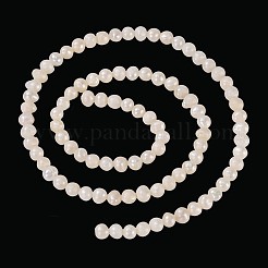 3連天然淡水養殖真珠ビーズ連  ポテト  乳白色  3.5~5x3~5mm  穴：0.6mm  約85個/連  13.39インチ（34cm）&nbsp;PEAR-TA0001-32