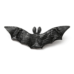 ハロウィン合金コネクタチャーム  バットリンク  電気泳動黒  26x76x7mm  穴：6x3mm&nbsp;LS-PALLOY-D020-17EB
