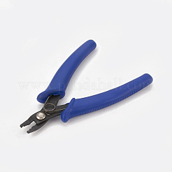 45＃炭素鋼ジュエリープライヤーセット  ワイヤーカッタープライヤー入り  ラウンドノーズプライヤー  サイドカッティングプライヤーとカシメプライヤー  ブラック  16x11.5x3cm  4個/セット&nbsp;PT-T001-10