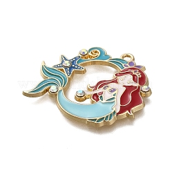 Alloy Enamel Pendants&nbsp;ENAM-S021-01G-B