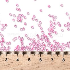 Fgb 450g 18色 12/0グレードA ラウンドガラスシードビーズ  透明インサイドカラー  ミックスカラー  2.3x1.5mm  穴：1mm  25 G /カラー  約48000個/箱&nbsp;SEED-JP0012-05-2mm