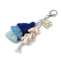 Handmade Macrame Nylon Thread Pendant Decorations&nbsp;HJEW-P019-11P-03