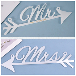 Mrs & Mr Doorplate Silicone Molds Kits&nbsp;DIY-OC0003-11