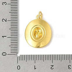 真鍮チャーム  カウボーイハットのチャーム  丸カン付き  14KGP本金メッキ  20x16x4mm  穴：3mm&nbsp;LS-STAS-V013-10G