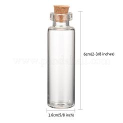 Glass Jar Glass Bottle for Bead Containers&nbsp;CON-E008-60x16mm