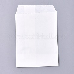 クラフト紙袋  ハンドルなし  食品保存袋  ホワイト  なし模様  15x10cm&nbsp;CARB-P001-D01-03
