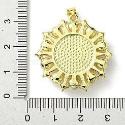 環境に優しい真鍮のペンダント  天然シェルとプラスチックパールを使用  長持ちメッキ  18KGP本金メッキ  カドミウムフリー＆鉛フリー  フラットラウンド  30x29.5x6mm  穴：5x3mm&nbsp;KK-A204-02B-02G