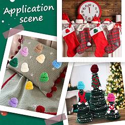 30Pcs 15 Styles Acrylic Fiber Cap Crafts Decoration&nbsp;FIND-SC0012-38