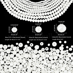 9 Strands 3 Style Electroplate Glass Beads Strands&nbsp;EGLA-PH0001-29