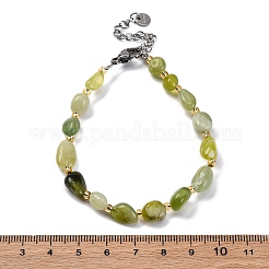 Natural Xiuyan Jade Beaded Bracelets for Women&nbsp;G-P563-07P-09