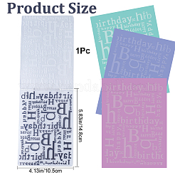 Plastic Embossing Folders&nbsp;DIY-WH0032-70