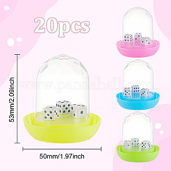 Resin Mini Toy Dice&nbsp;DIY-WH0899-833