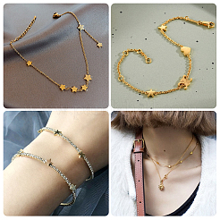 20Pcs 2 Style Brass Beads&nbsp;KK-BC0010-42