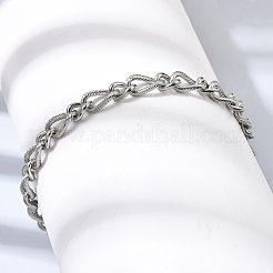 201 Stainless Steel Figaro Chain Bracelets&nbsp;STAS-T077-04P