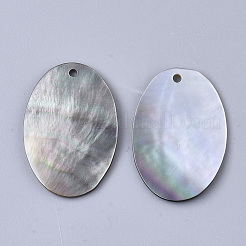 Black Lip Shell Pendants&nbsp;SSHEL-S251-33B