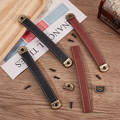 4 Sets 2 Colors PU Leather Drawer Handles&nbsp;DIY-GF0006-73