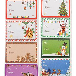 Christmas Theme Cartoon Paper Stickers&nbsp;STIC-P013-07D