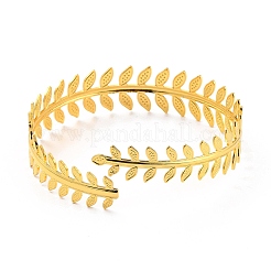 Leaf Upper Arm Cuff Band&nbsp;LS-AJEW-G033-02G