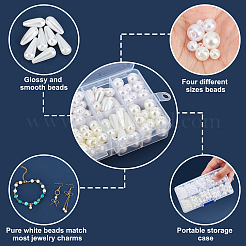 706Pcs ABS Plastic Imitation Pearl Beads&nbsp;OACR-PH0001-84