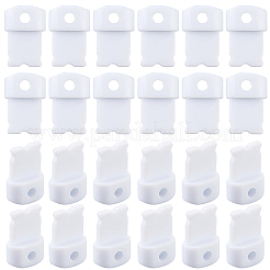 PVCプラスチック製モバイル防塵プラグ50個  長方形  ホワイト  11.5x8.5x4.5mm&nbsp;FIND-SC0022-45B