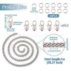 DIY Chain Bracelet Necklace Making Kit&nbsp;DIY-YS0001-71