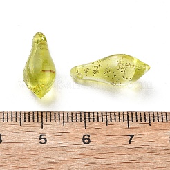 Handmade Gold Sand Lampwork Beads&nbsp;LAMP-M024-01C