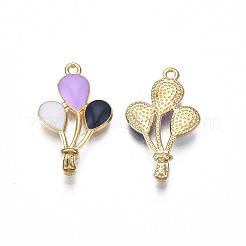 Rack Plating Alloy Enamel Pendants&nbsp;LS-ENAM-N055-089B