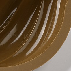 DIY ハーフイースターサプライズエッグ食品グレードのシリコーン型  フォンダン型  レジン型  チョコレート用  キャンディ  UVレジンとエポキシレジンのクラフト作り  縞模様  174x123x55mm  内径：150x99mm&nbsp;LS-DIY-E060-01C