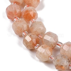 Natural Sunstone Beads Strands&nbsp;G-O201B-123F