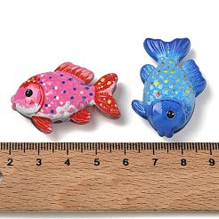 Printed Opaque Acrylic Beads&nbsp;AC-CBAEA1A-02