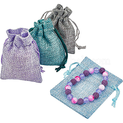 Burlap Packing Pouches Drawstring Bags&nbsp;ABAG-BC0001-13