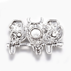 Alloy Glass Rhinestone Cabochons&nbsp;PALLOY-G238-01AS
