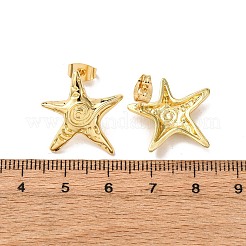 Brass Stud Earrings&nbsp;EJEW-D332-04G