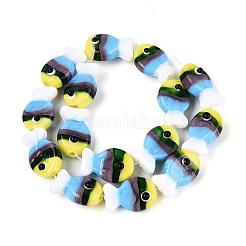 Handmade Lampwork Beads Strands&nbsp;LAMP-N036-15A