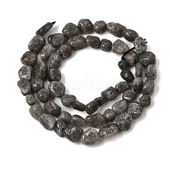 天然ブラックルチルクォーツビーズ連売り  ナゲット  タンブルストーン  6~9x5~8.5x4~6mm  穴：0.8mm  約53~54個/連  15.75''（40~40.5センチメートル）&nbsp;GG-CBAC13F-A02-02