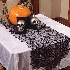 ハロウィーンのクモの巣生地  ハロウィンパーティーの飾り付けに  ゲインボロ  1500x0.1mm&nbsp;DIY-WH0410-19B